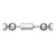 Luxusní perlový náhrdelník 822028.3/9267B grey