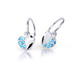 Dětské naušnice zlaté Cutie Jewellerly C2160B-Arctic Blue