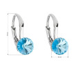 Náušnice Swarovski 31230.3 aquamarine