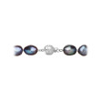 Luxusní perlový náhrdelník 822027.3/9266B peacock