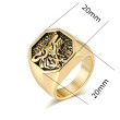 Pečetní prsten pro muže zlatý WJHZ1763GD