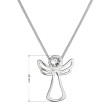 Anděl - náhrdelník 32080.1 bílý
