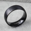 Černý titanový prsten pánský SETR011