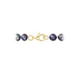 Luxusní perlový náhrdelník 922001.3/9260 dk.peacock