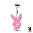 Piercing do pupiku Playboy 006RD-Pink