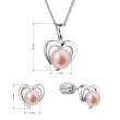 Luxusní perlová souprava 29060.3B pink