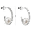 Elegantní perlové náušnice 21019.1M