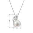 Briliantový náhrdelník s perlou 82PB00038