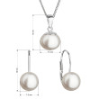 Sada šperků s bílou říční perlou 29081.1