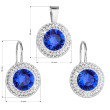 Elegantní souprava šperků s modrými krystaly 39107.3 majestic blue