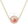 Náhrdelník s perlou 22047.3 pink