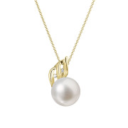 Zlatý náhrdelník s perlou 92PB00038