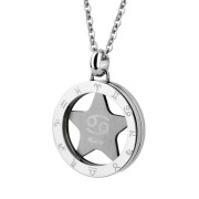 Ocelový přívěsek se znamením horoskopu Rak PSS62