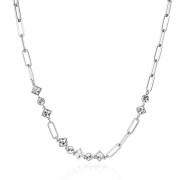 Dámský náhrdelník z chirgické oceli se zirkony Brosway EMPHSIS BEH05