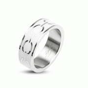 Ocelový prsten Spikes 1002
