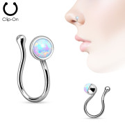Piercing do nosu bez propíchnutí SENOCL08WH