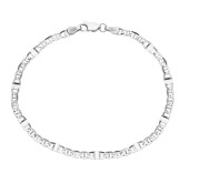 Luxusní stříbrný náramek  3024550006