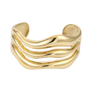 Pozlacený náramek bangle z chirurgické oceli MBSG29GD