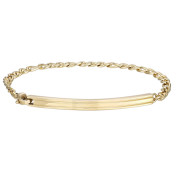 Pozlacený náramek z chirurgické oceli Genco GBSS326