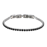 Minimalistický dámský náramek se zirkony MBSS19ST-JET