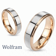 Wolframové snubní prsteny Spikes 182