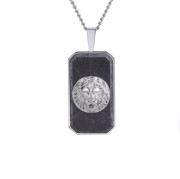 Pánský přívěsek z chirurgické oceli PSS1178 - Lev