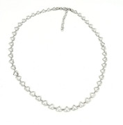 Stříbrný náhrdelník srdíčka 3131700002