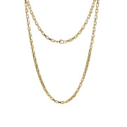 Pánský pozlacený řetízek z chirurgické oceli MNSS48GD