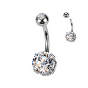Titanový pírsing se zirkony SETIN60ST-CZ