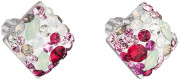 Stříbrné náušnice pecky s kamínky Swarovski 31169.3 Sweet love