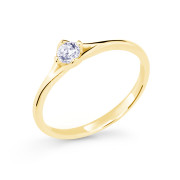 Prsten s kamínkem zlatý Z6721Z
