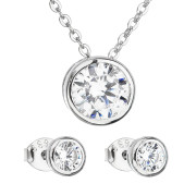 Sada stříbrných šperků se zirkony 19006.1