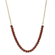 Pozlacený náhrdelník z chirurgické oceli NSS1014R