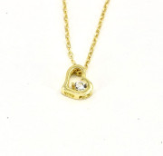 Jemný stříbrný náhrdelník srdíčko 3142940001