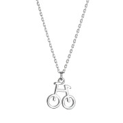 Stříbrný náhrdelník s přívěskem kolo 62004