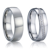 Ocelové snubní prsteny SPPL017