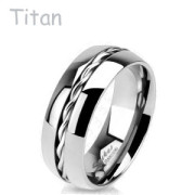 Titanové snubní prsteny Spikes 3656
