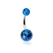 Piercing pupíku 012-BLUE