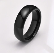Pánský prsten černý wolfram JCFCTR011BK