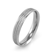 Ocelový snubní prsten MCRSS022