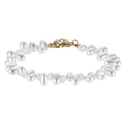 Elegantní perlový náramek z chirurgické oceli BSS1115