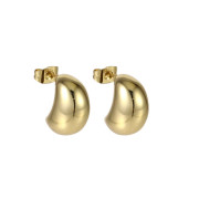 Náušnice z chirurgické oceli slzy MESS76