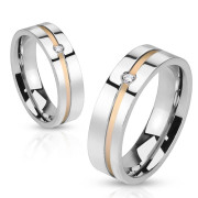 Snubní ocelový prsten Spikes 1011