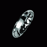 Ocelový prsten 014