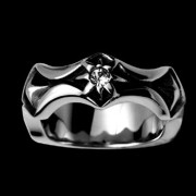 Ocelový prsten 003-cr