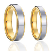 Ocelové snubní prsteny SPPL011