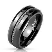 Ocelový prsten 4603