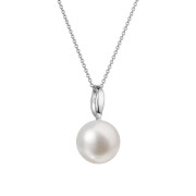 Perlový náhrdelník z bílého zlata 82P00044