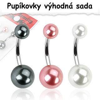 Sada piercing pupíku 024