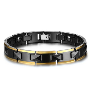 Keramický náramek na paži s hematitem JCFCBRM016